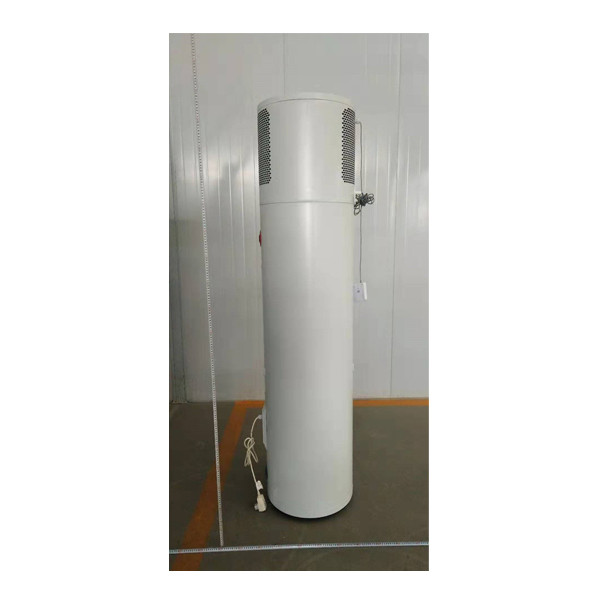Midea M-termisk split udendørs enhed R32 luftkilde varmepumpe vandvarmer brugt i badeværelset med højeffektiv