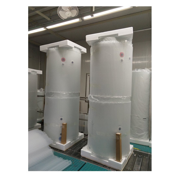 Varmtvandsbeholder under tryk med forskellige størrelser 