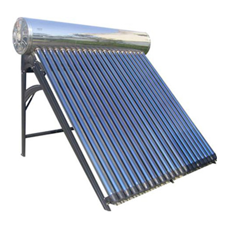 Solar varmtvandsbeholder med backup af elektrisk opvarmning