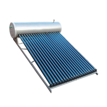 Ikke-tryk solvandvarmer med flad plade solfanger 300L SS304 -2b vandtank og aluminiumslegering korrosionssikker supportstativ