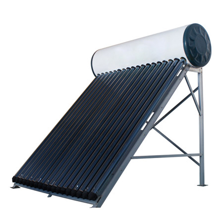 Rustfrit stål Kompakt trykvarmeledning Solenergi Vandvarmer Solfanger Vakuumrør Solreservedele Backup Cirkulationspumpe
