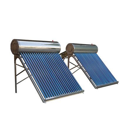 Rustfrit stål ydre vandtank solhøjtryksenergi vandvarmer til 2000 * 1000 * 80mm flad plade solfanger