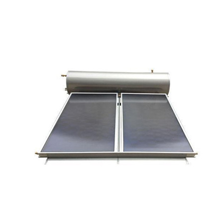 Blå flad pladepanel Solar varmtvandsvarmer termisk opsamler