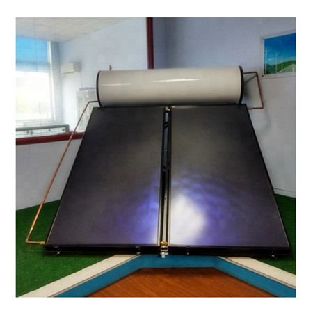 300L flad plade solvandvarmer med højt output til tagterrasse