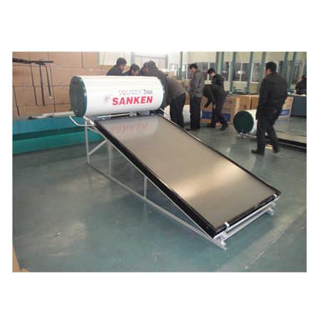 Kinesisk kvalificeret fabrik Solenergisystemprojekt Hovedfold vakuumrør med forskellige typer reservedele Beslag Vandtank Vandvarmer