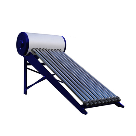 Kinesisk fabrik Mexicansk marked Solenergisystemprojekt Hovedfold vakuumrør med forskellige typer reservedele Beslag Vandtank Vandvarmer